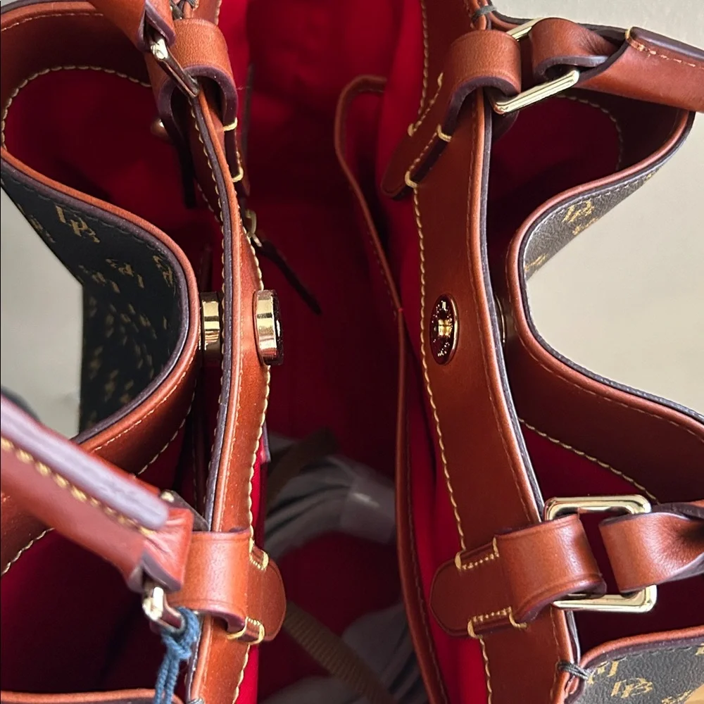 Dooney & Bourke Gretta Brenna Satchel in Brown Tmoro